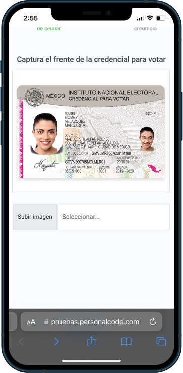 Validación de la Credencial del INE